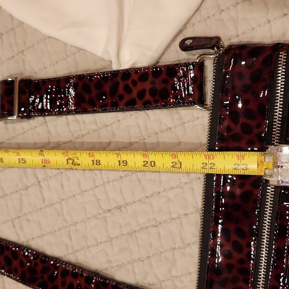 NWOT Stunning Brighton leopard Crossbody Bag, Box & Cloth Dust Cover - Picture 14 of 15
